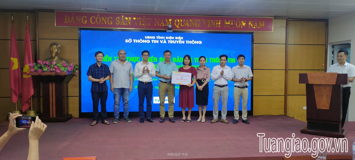 Diễn tập thực chiến đảm bảo an toàn thông tin tỉnh Điện Biên Năm 2022