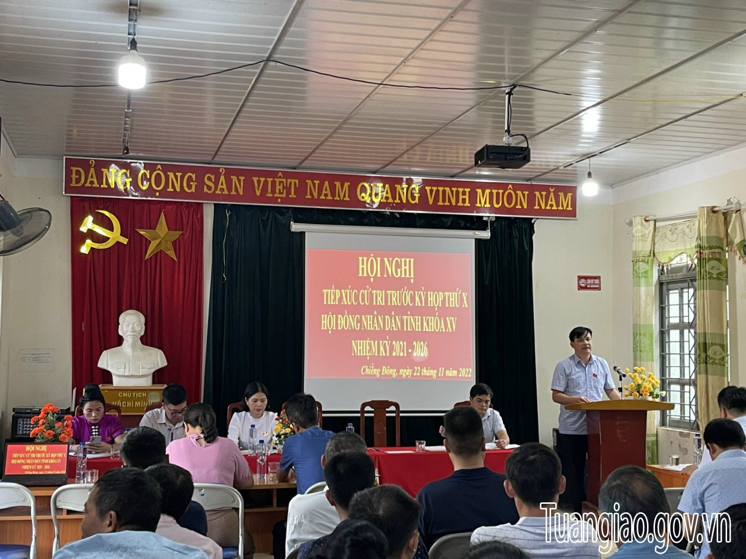 Đại biểu HĐND tỉnh tiếp xúc cử tri xã Mường Khong và Chiềng Đông